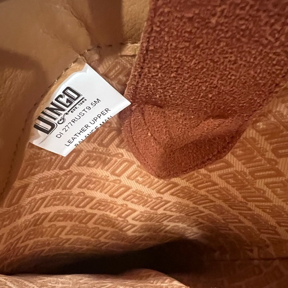 Dingo Flower Power Suede Embroidered Western Boots Womens Size 9.5 NEW! - Picture 9 of 13